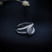 Interwoven Knot Pavé Statement Ring