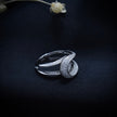 Silver Infinity Twist Ring