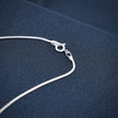 Blade Curve Silver Chain
