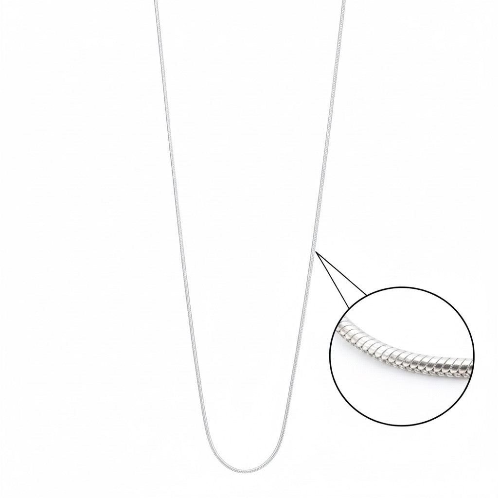 Blade Curve Silver Chain