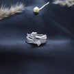 Interwoven Multi-Band Knot Statement Ring