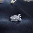 Interwoven Multi-Band Knot Statement Ring