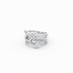 Interwoven Multi-Band Knot Statement Ring