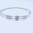 Pink Pave Silver Bracelet
