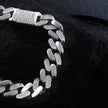 Iced Cuban Silver Bracelet