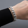Iced Cuban Silver Bracelet