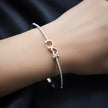 Buckle Clasp Silver Bracelet