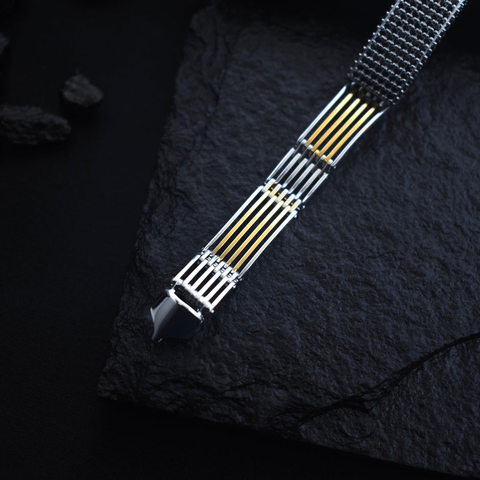 Luxe Grill Silver Rhodium Bracelet