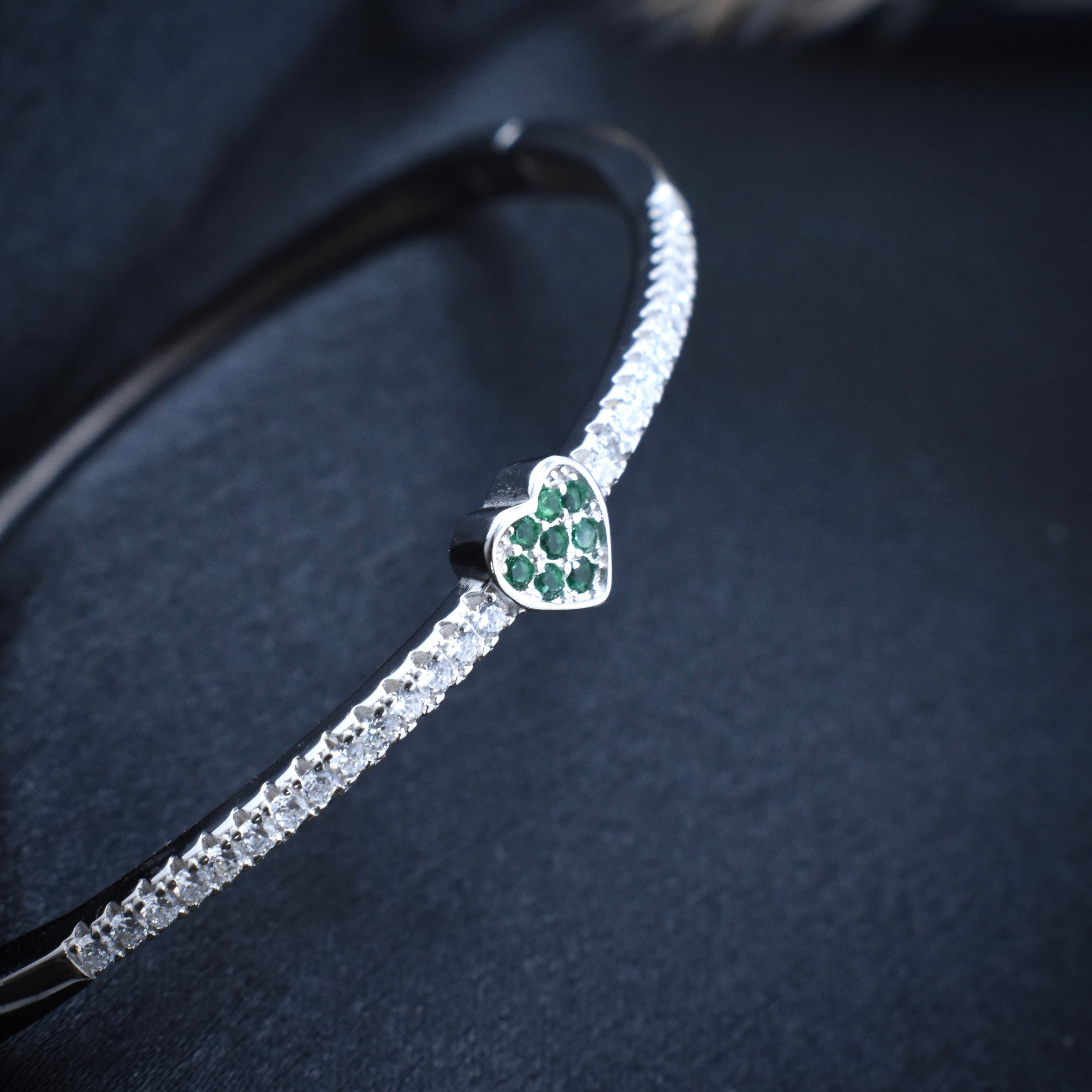 Dotted Link Silver Bracelet