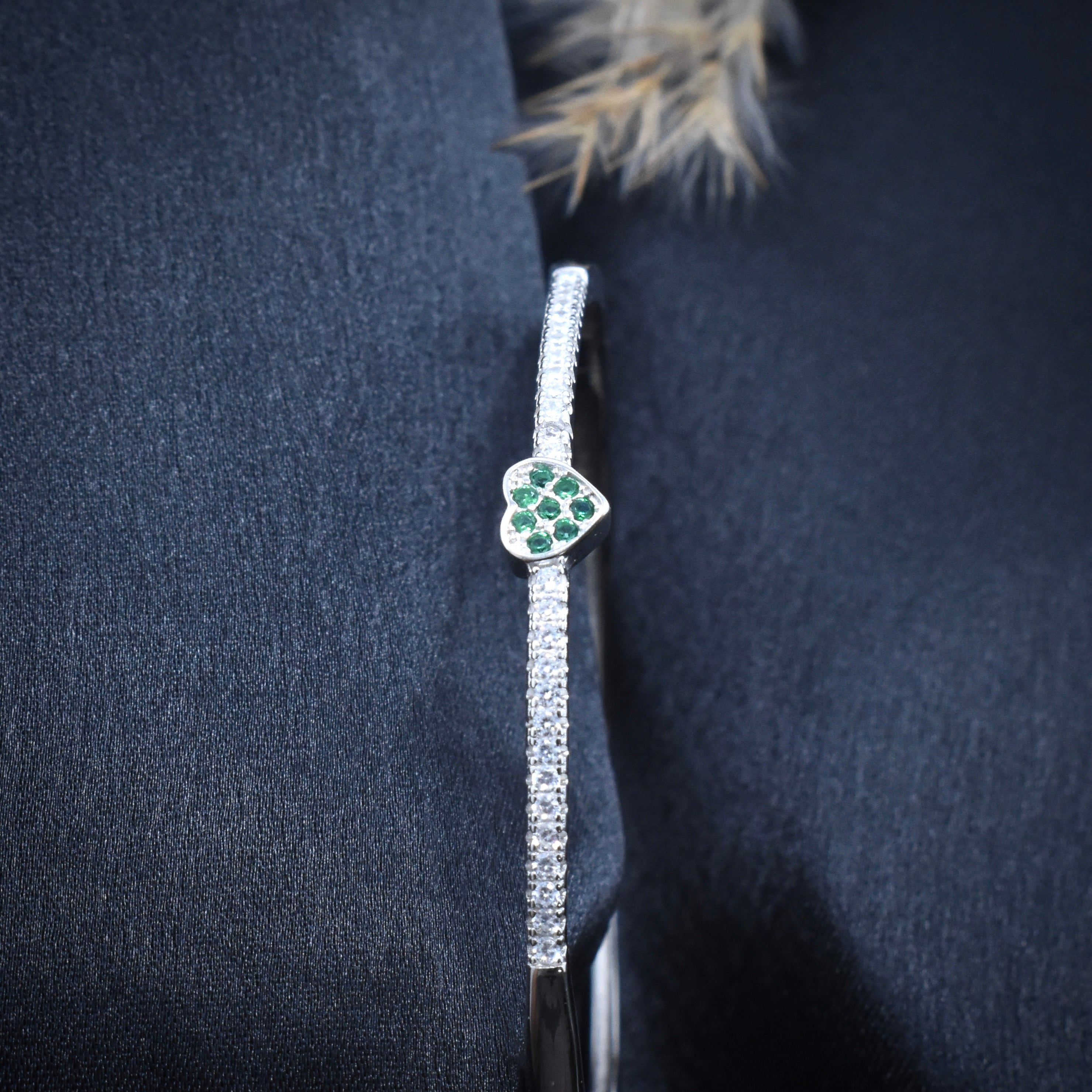 Dotted Link Silver Bracelet