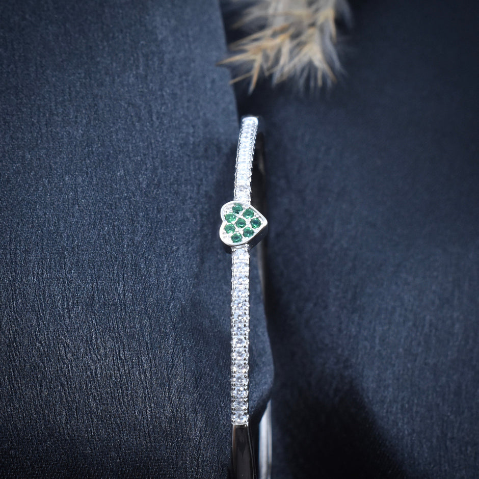 Dotted Link Silver Bracelet