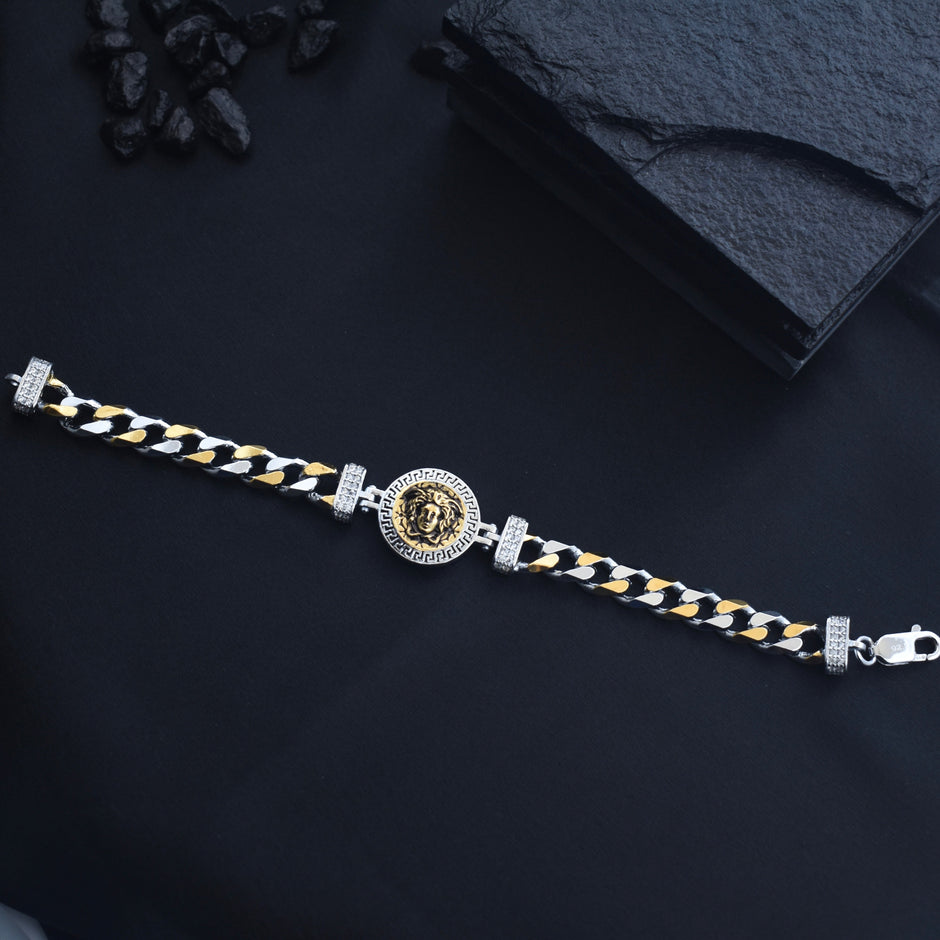 Versace Icon Silver Rhodium Bracelet