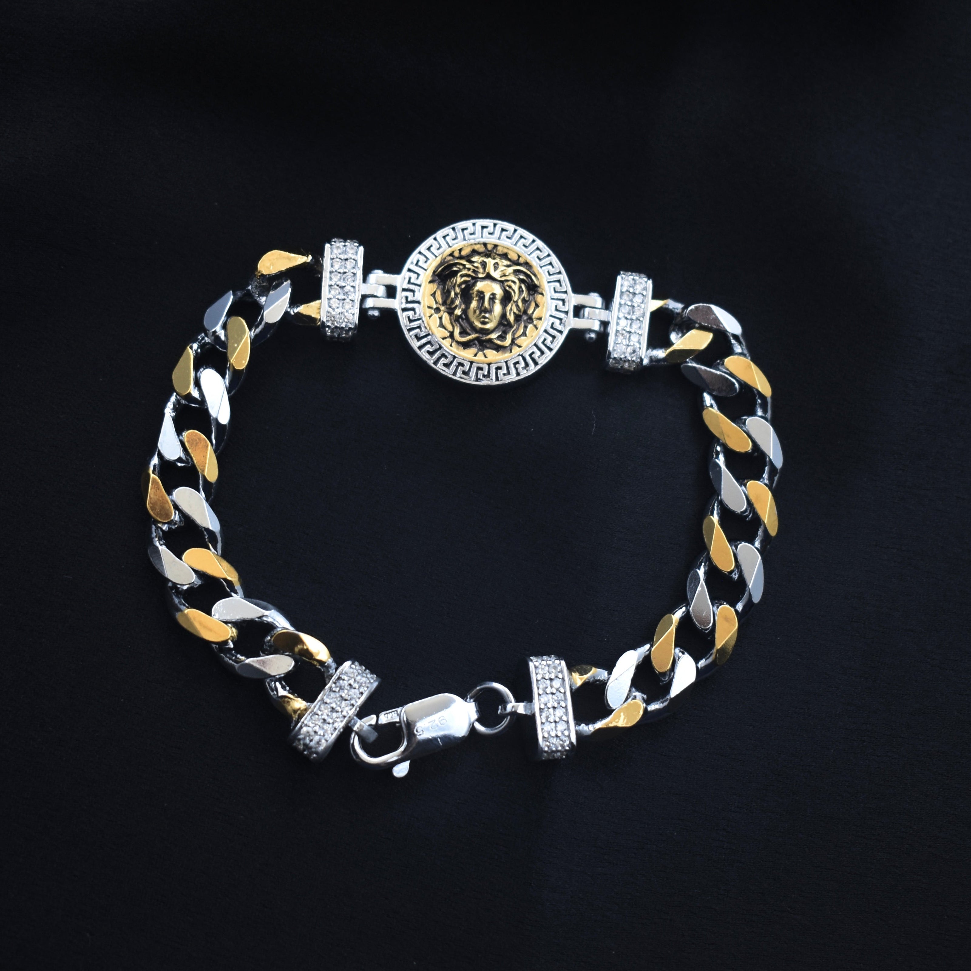 Versace Icon Silver Rhodium Bracelet