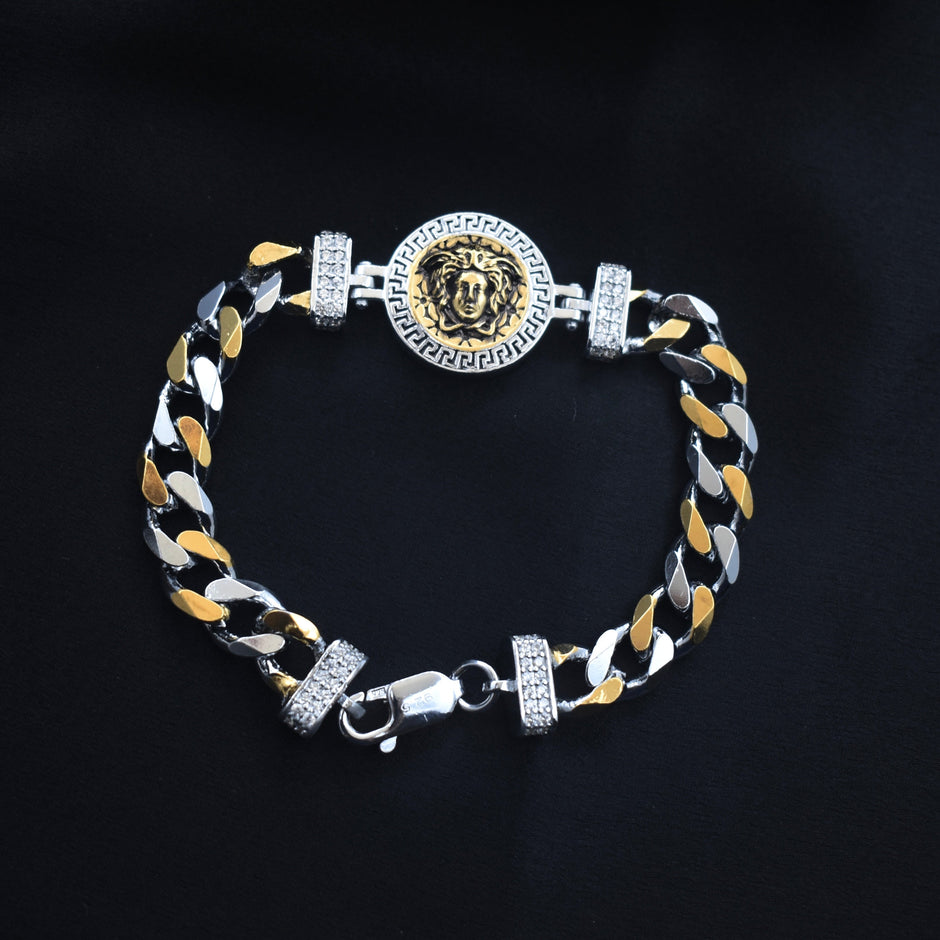 Versace Icon Silver Rhodium Bracelet
