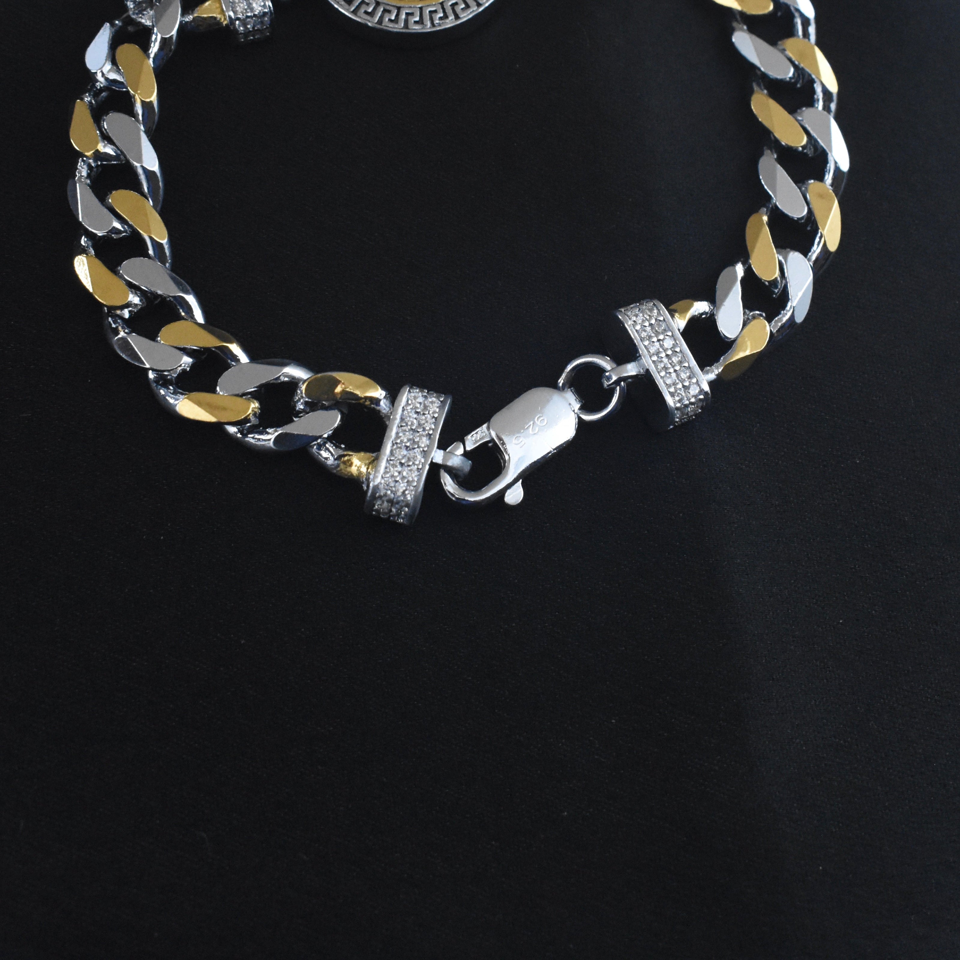 Versace Icon Silver Rhodium Bracelet