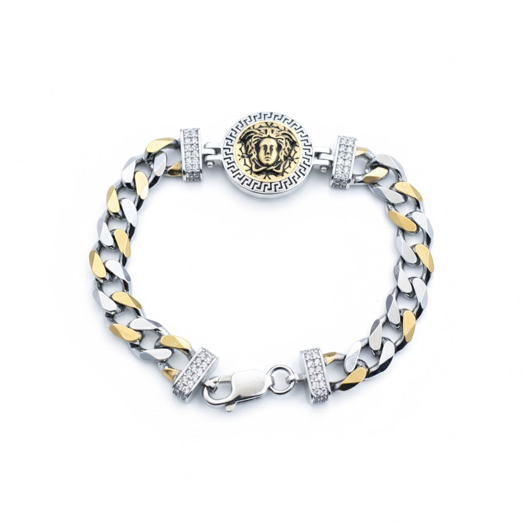 Versace Icon Silver Rhodium Bracelet
