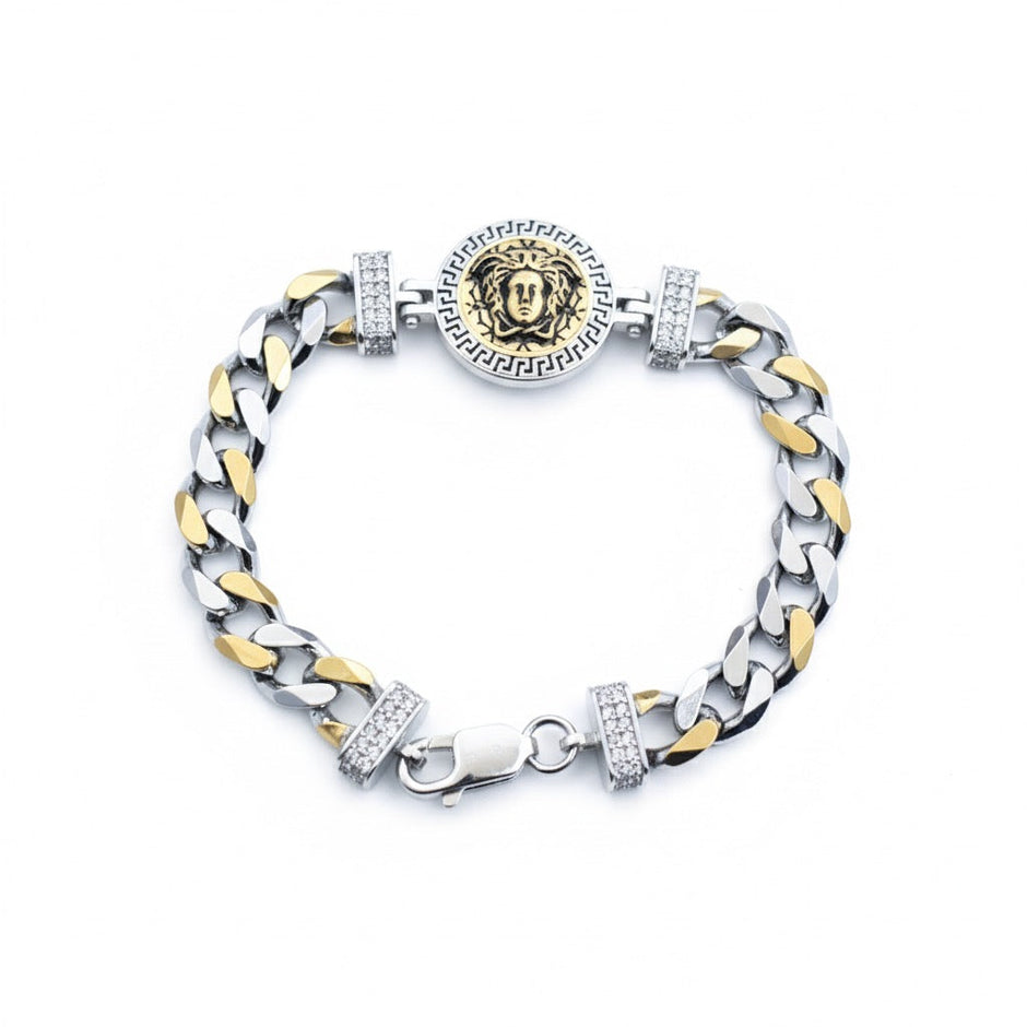 Versace Icon Silver Rhodium Bracelet