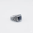 Sultan Square Onyx Turkish Signet Ring