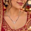 Heart Halo Mangalsutra