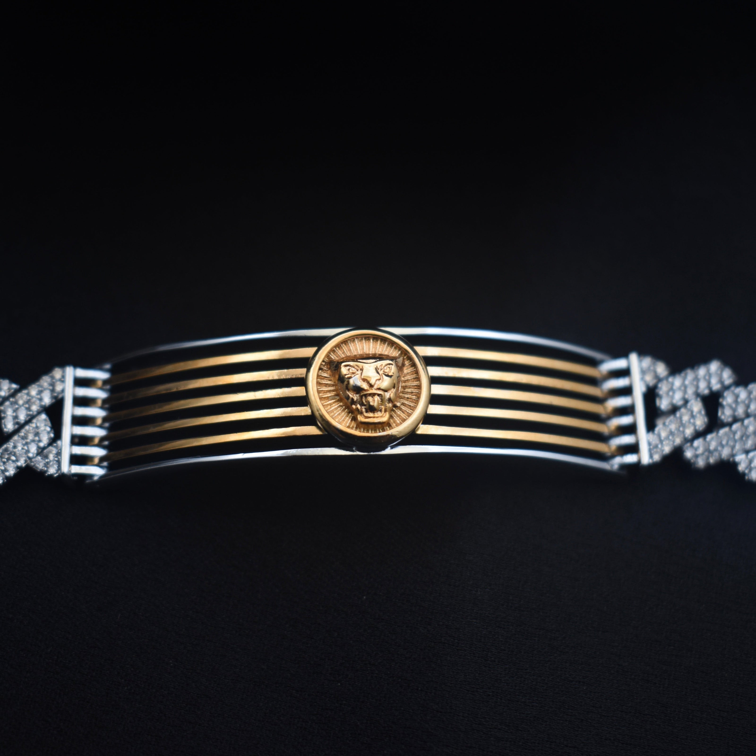 Royal Armor Silver Rhodium Bracelet