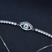 Evil Eye Charm Silver Bracelet