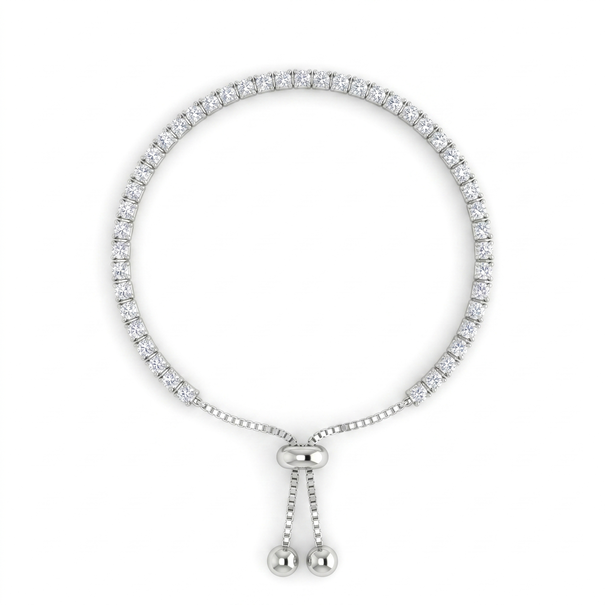 Sparkling Tennis Bolo Bracelet