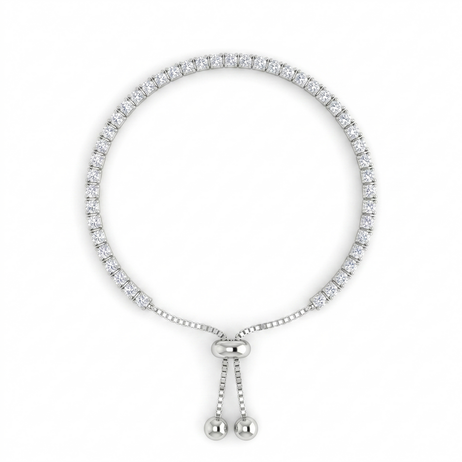 Sparkling Tennis Bolo Bracelet