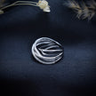 Intertwined Multi-Band Pavé Wrap Ring