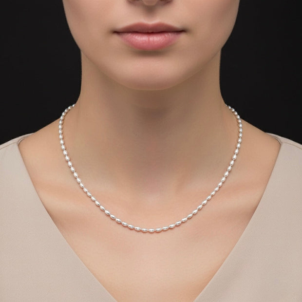 Polished Bead Silver Chain