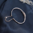 Infinity Twist Design Silver Bracelet