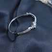 Pave CZ Diamond - Look Silver Bracelet