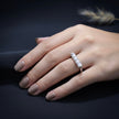 Silver Barrel Motif Ring