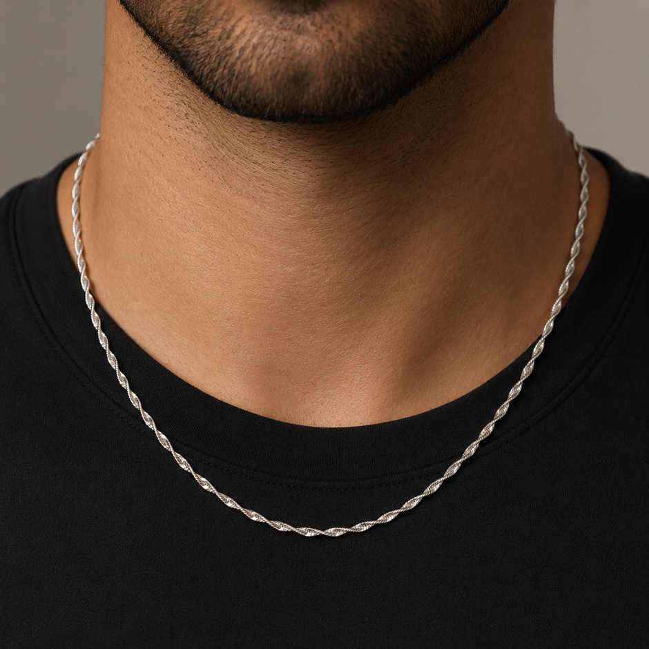Classic Diamond Cut Rope Chain