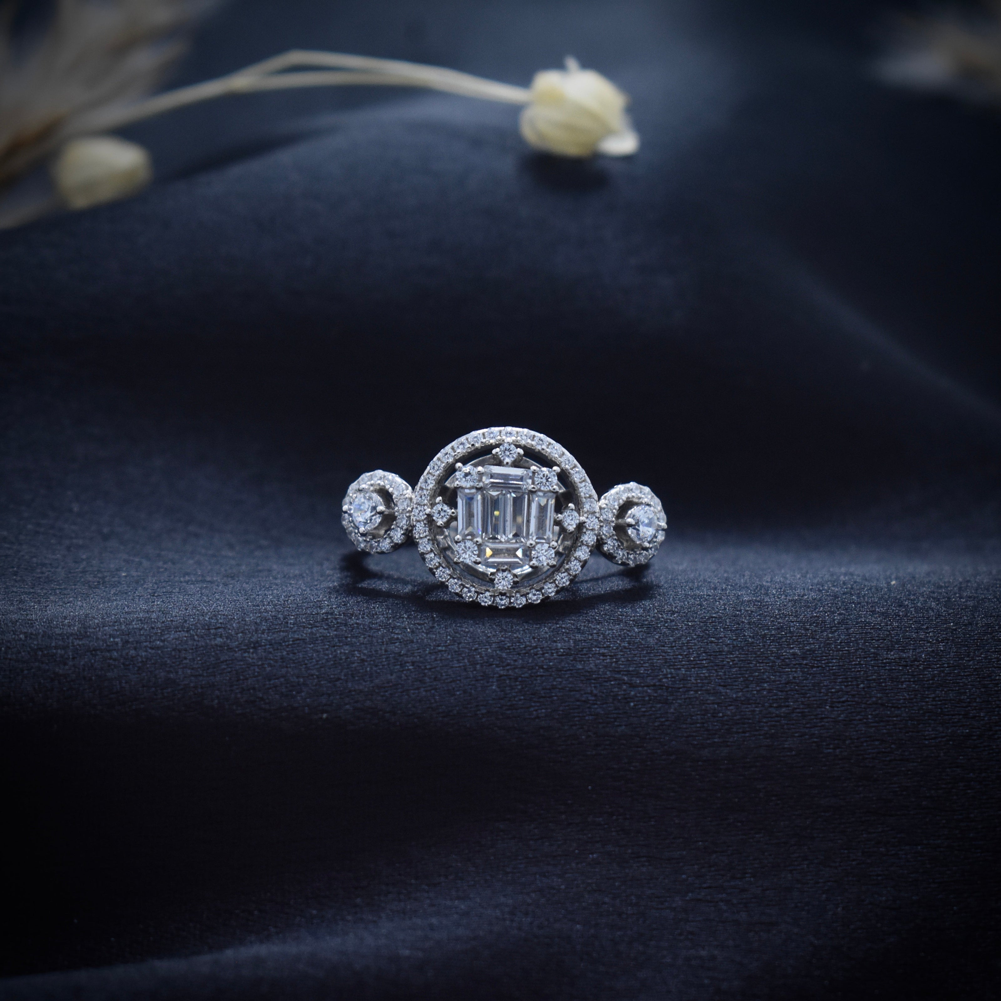 Silver Regal Trio Ring