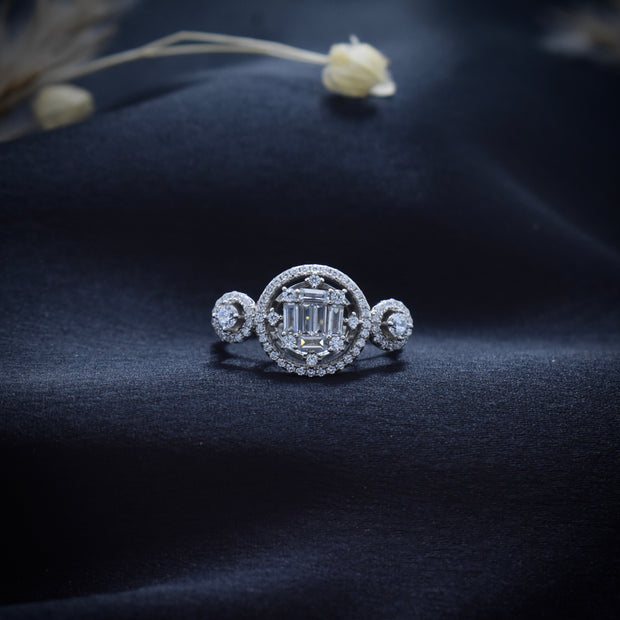 Silver Regal Trio Ring