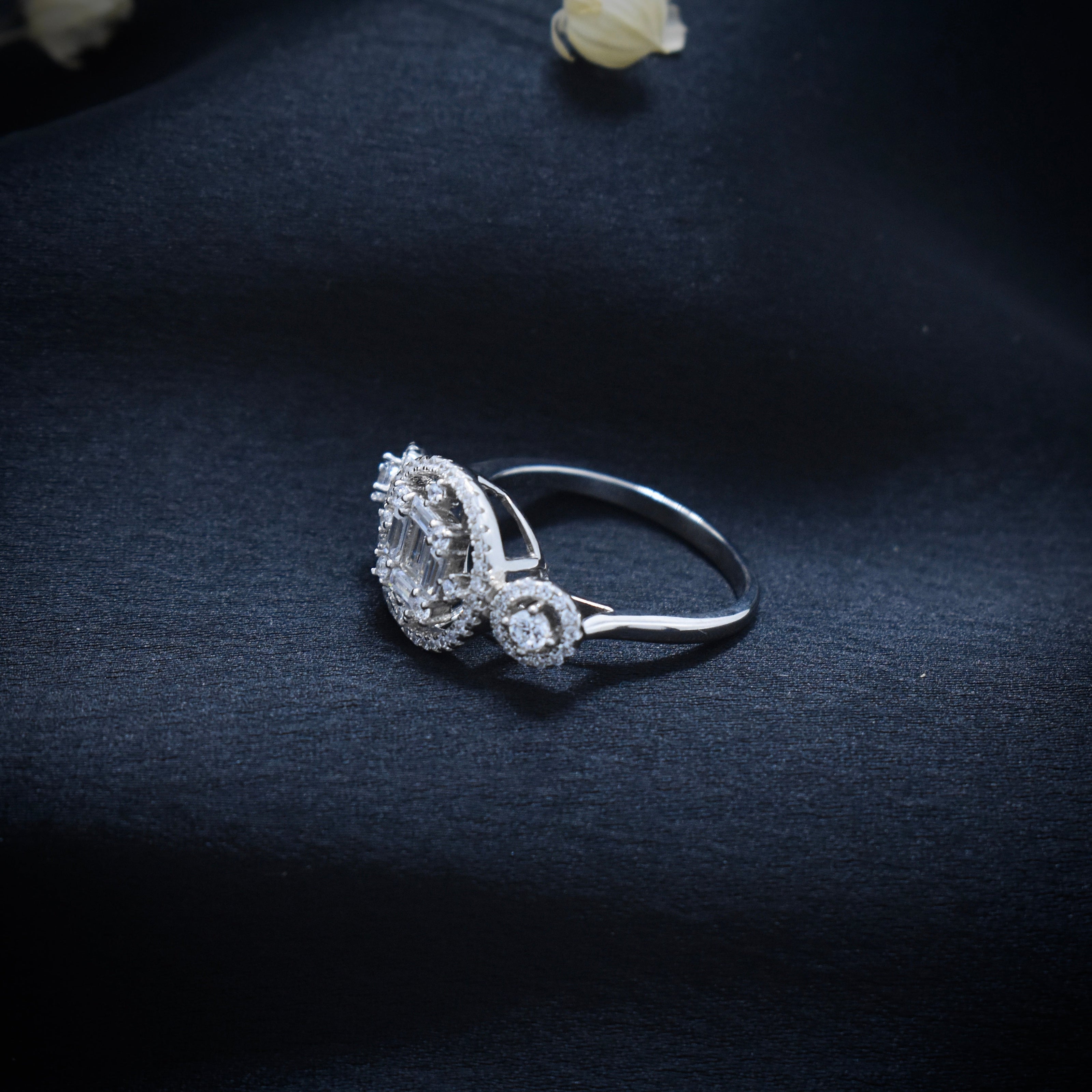 Silver Regal Trio Ring
