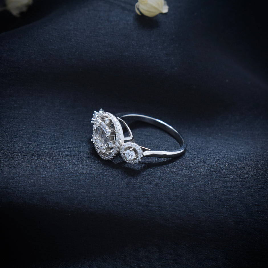 Silver Regal Trio Ring