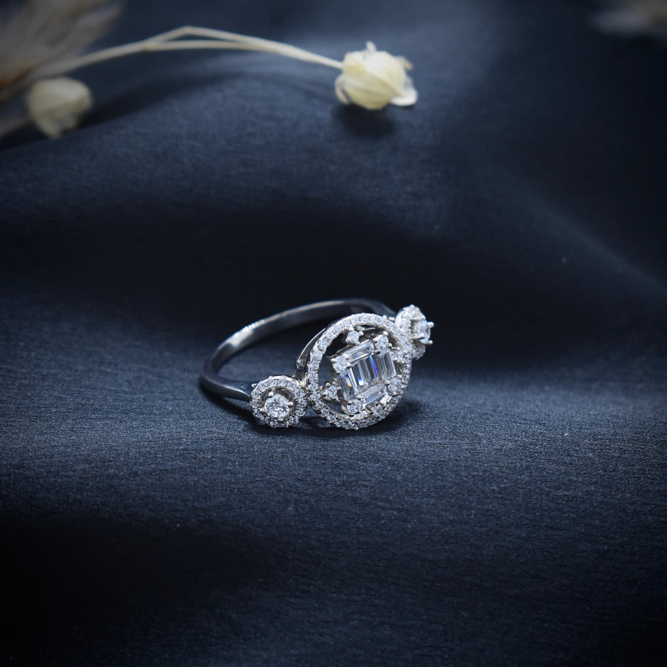 Silver Regal Trio Ring