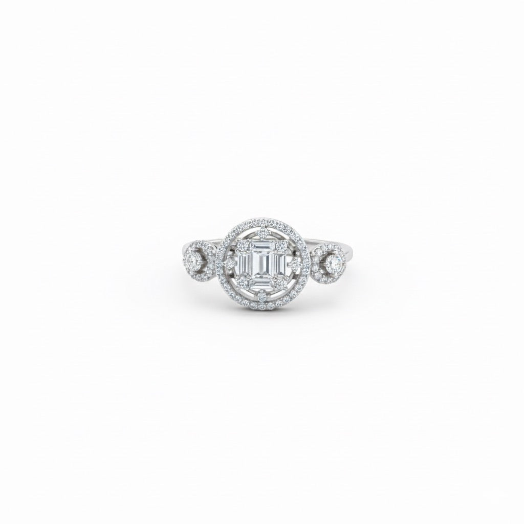 Silver Regal Trio Ring