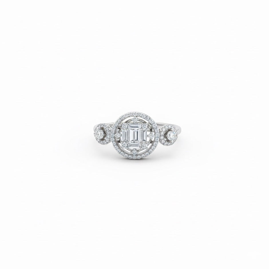 Silver Regal Trio Ring