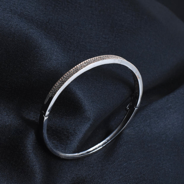 Slim Sparkle Silver Bracelet