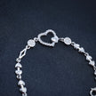 Heart Charm Silver Bracelet