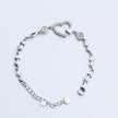 Heart Charm Silver Bracelet