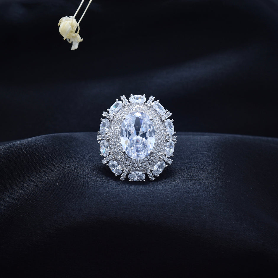 Silver Starband Shine Ring