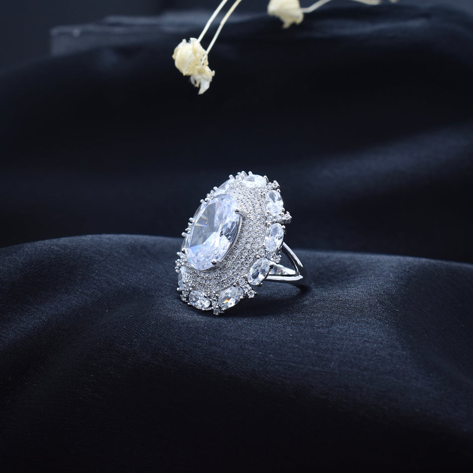 Silver Starband Shine Ring