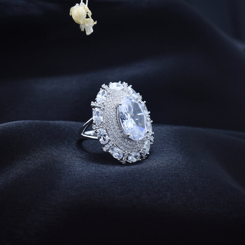 Silver Starband Shine Ring