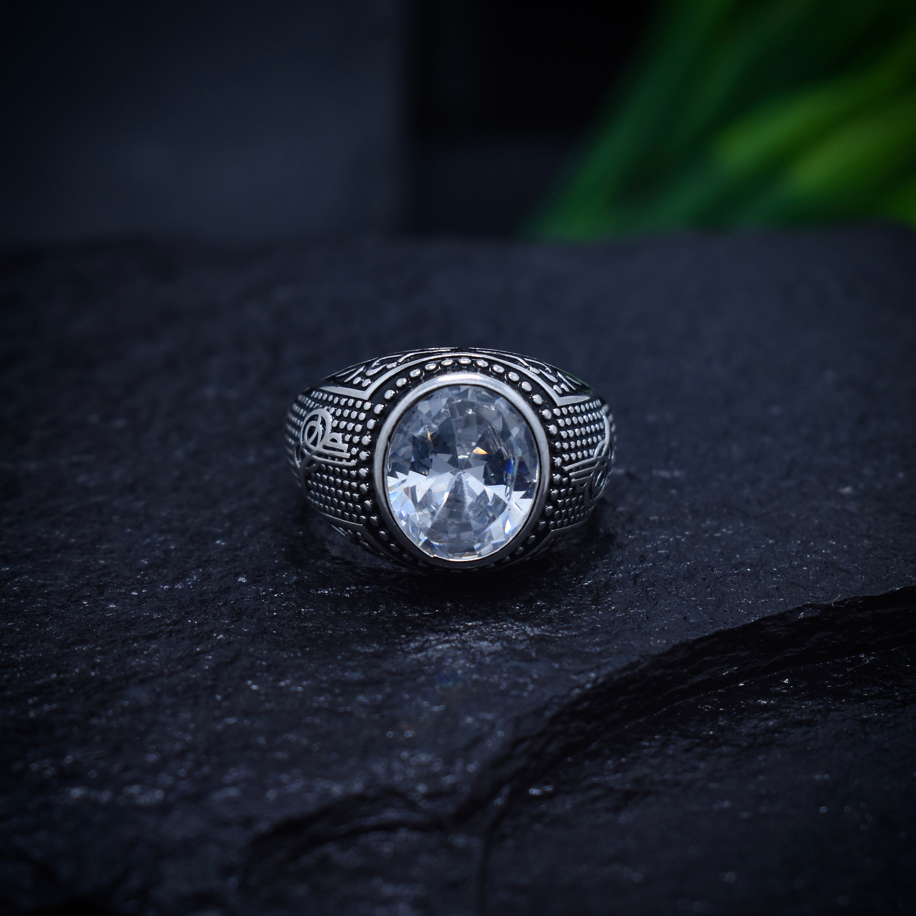 Solitaire Turkish Signet Ring