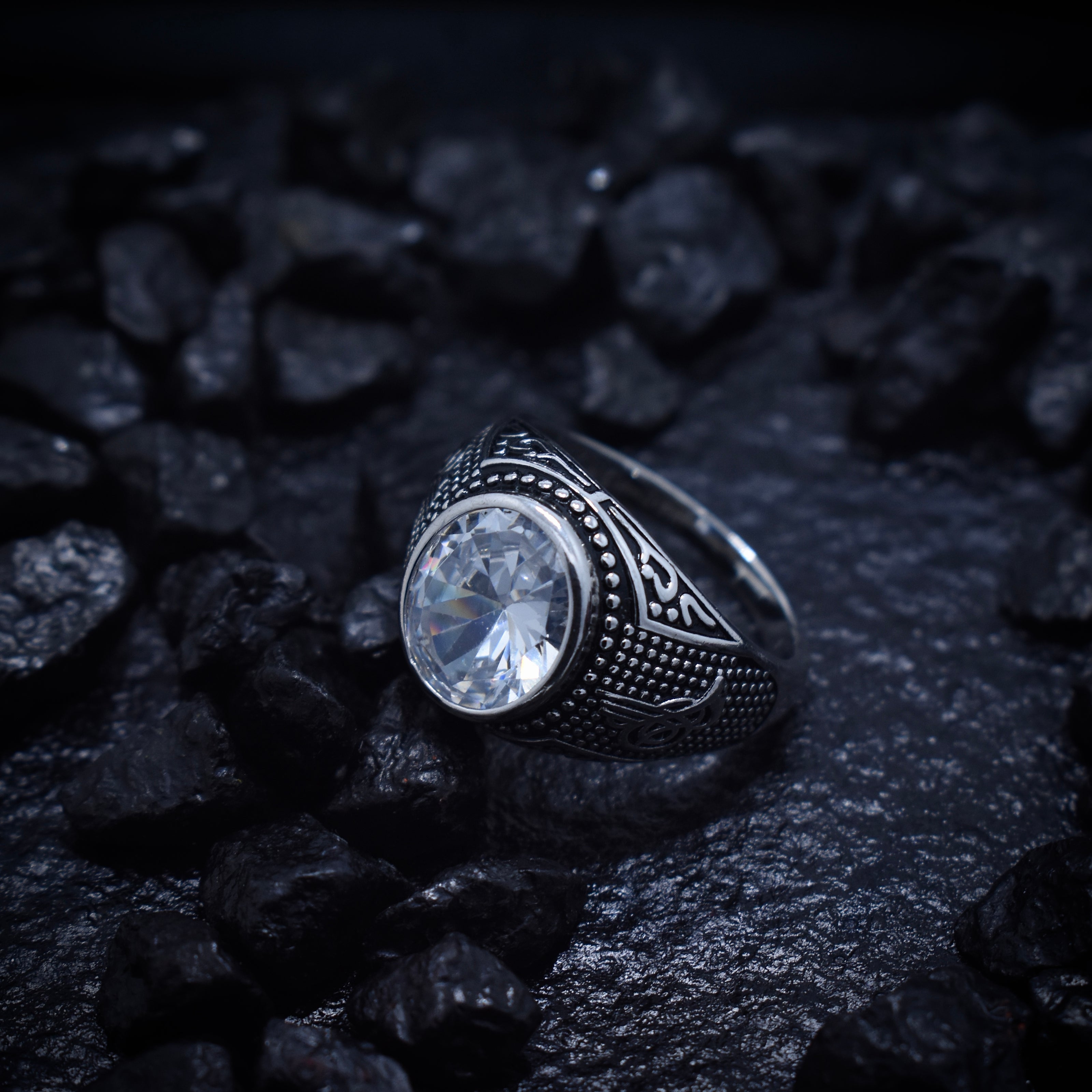 Solitaire Turkish Signet Ring