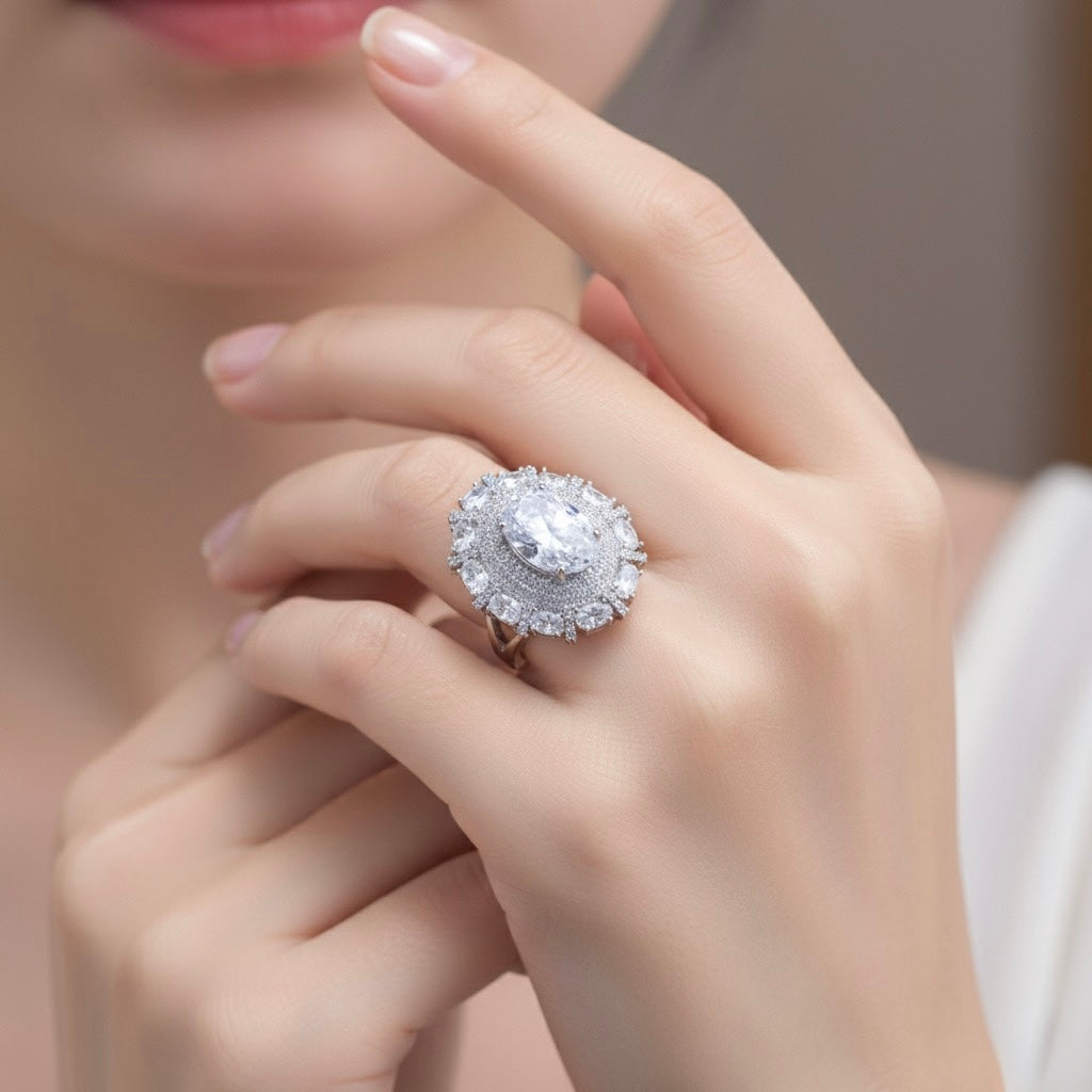 Silver Starband Shine Ring