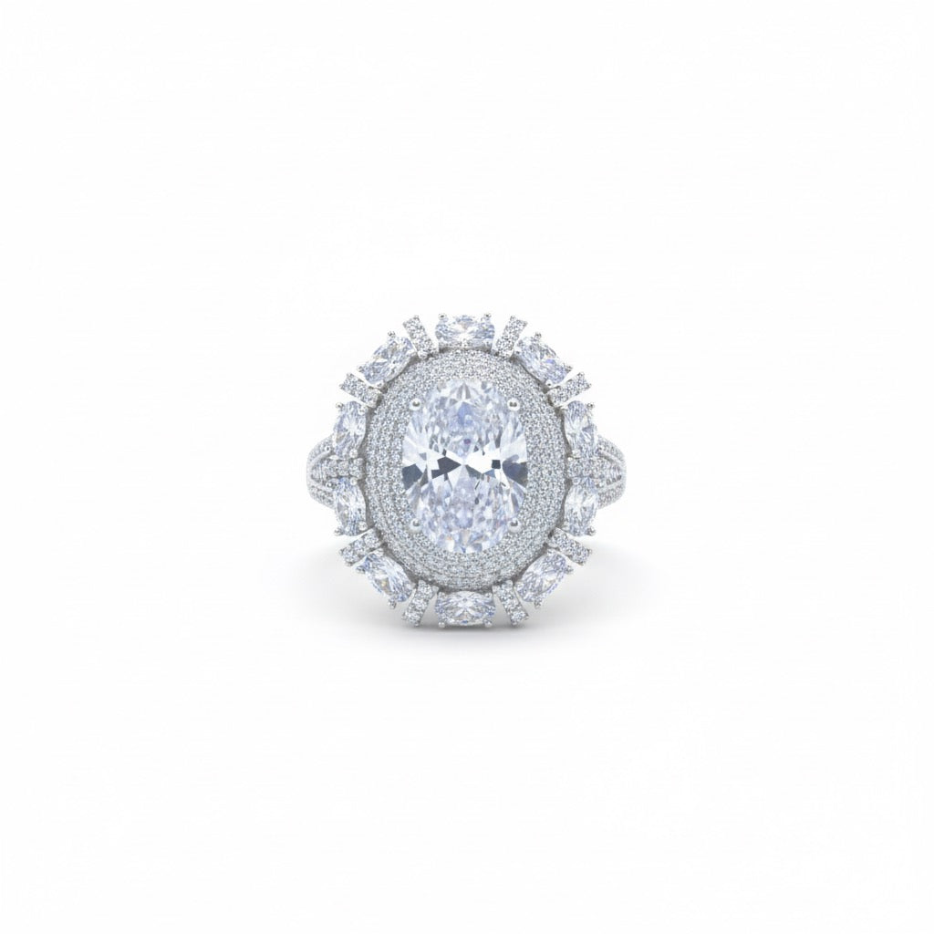 Silver Starband Shine Ring